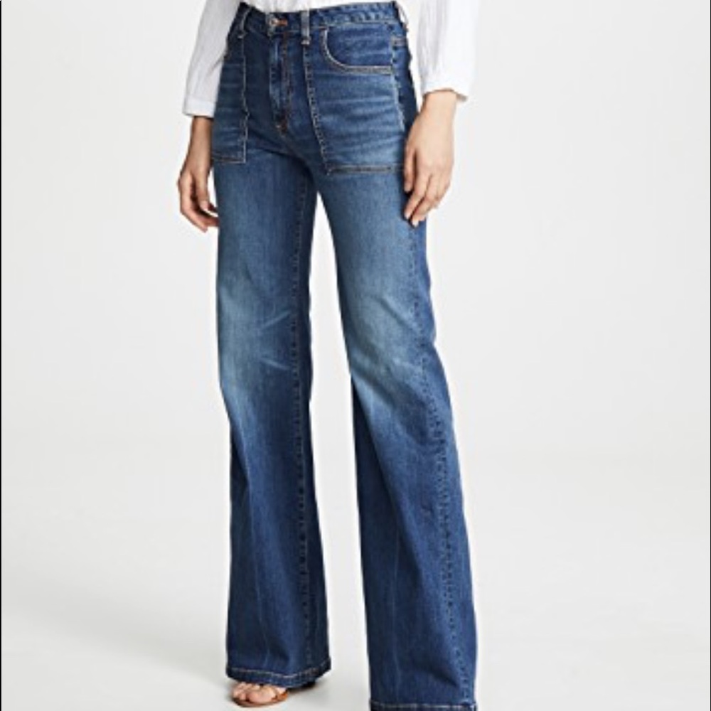 Veronica Beard wide leg Jean
